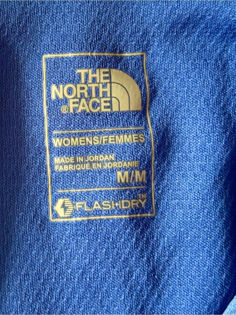 The North Face Royal Blue Women's Pullover with Yellow Logo - Picture 3 of 9